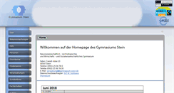 Desktop Screenshot of gymnasium-stein.de